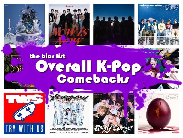 Year-End List Recap: The Best Overall K-Pop Comebacks of 2025 Year-End List Recap: The Best Overall K-Pop Comebacks of 2025
