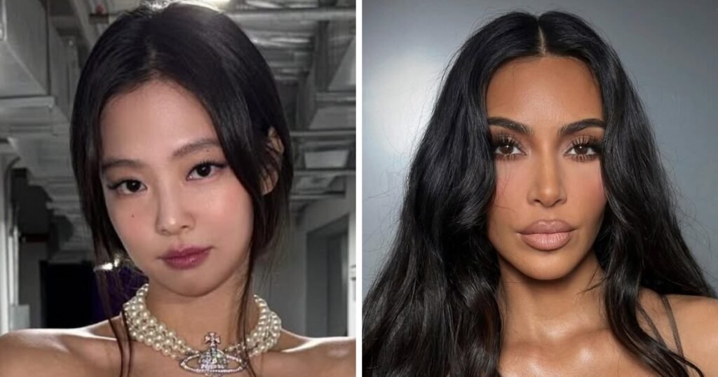 BLACKPINK's Jennie And Kim Kardashian Wore The Same Controversial Dress But Served Totally Different Vibes