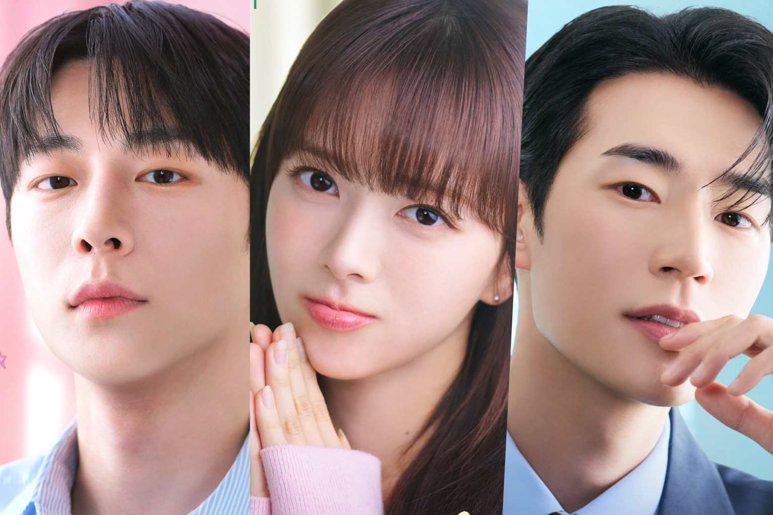 Bae In Hyuk, Roh Jeong Eui, And Park Seo Ham Become Entangled In An Unexpected Love Triangle In "Our Universe" Posters