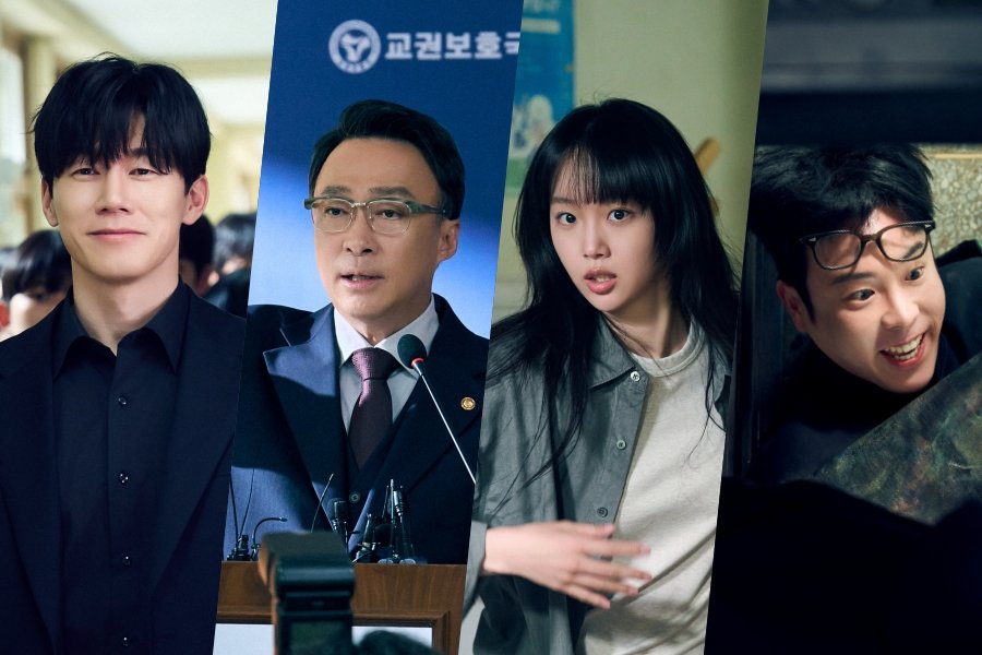 Kim Moo Yeol, Lee Sung Min, Jin Ki Joo, And P.O Step In To Keep Students In Line For New Drama “Teach You A Lesson”