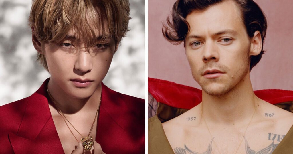 POLL: BTS's V vs. Harry Styles — Who Wore The "Leash" Outfit Better?