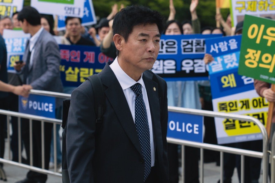 Sung Dong Il Is A Father Forced To Defend A Serial Killer In “Bloody Flower”