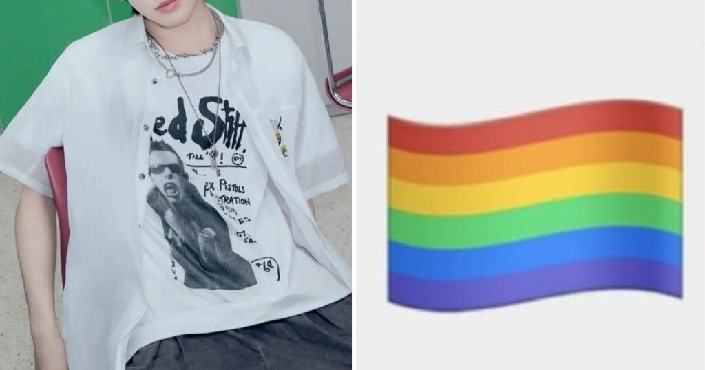 5th Gen Boy Group Member Sends Pride Flag Emoji To Fans