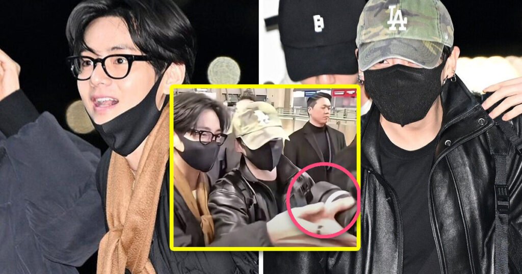 BTS's V And Jungkook Take A Dispatch Reporter's Camera At The Airport