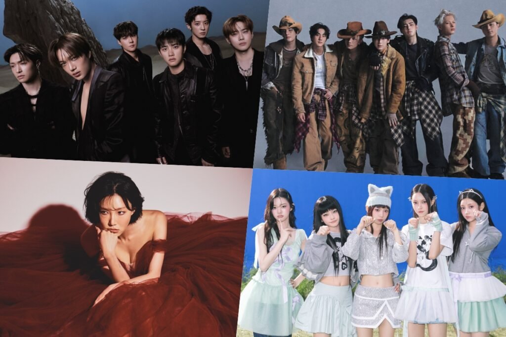 EXO, ENHYPEN, Hwasa, ILLIT, And HUNTR/X Top Circle Weekly Charts