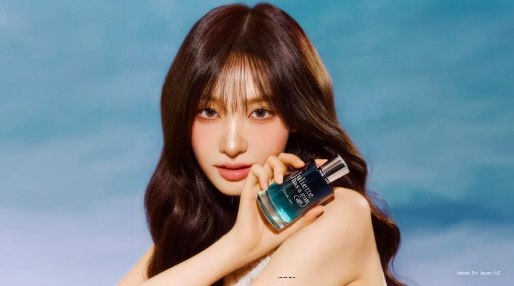 IVE’s Liz in Cosmopolitan Korea’s March 2026 pictorial with Juliette Has a Gun, blending elegance, fragrance, and modern K-pop artistry.