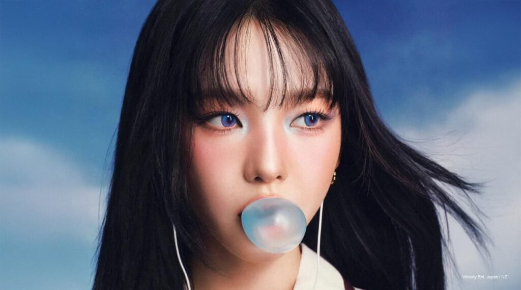 aespa Karina Marie Claire Korea February 2026 digital cover Chanel Beauty denim makeup youthful elegance.