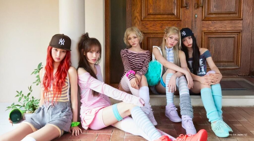 KiiiKiii — Singles Korea March 2026 Cover Story K-pop group KiiiKiii posing for Singles Korea March 2026 cover in metallic futuristic fashion concept.