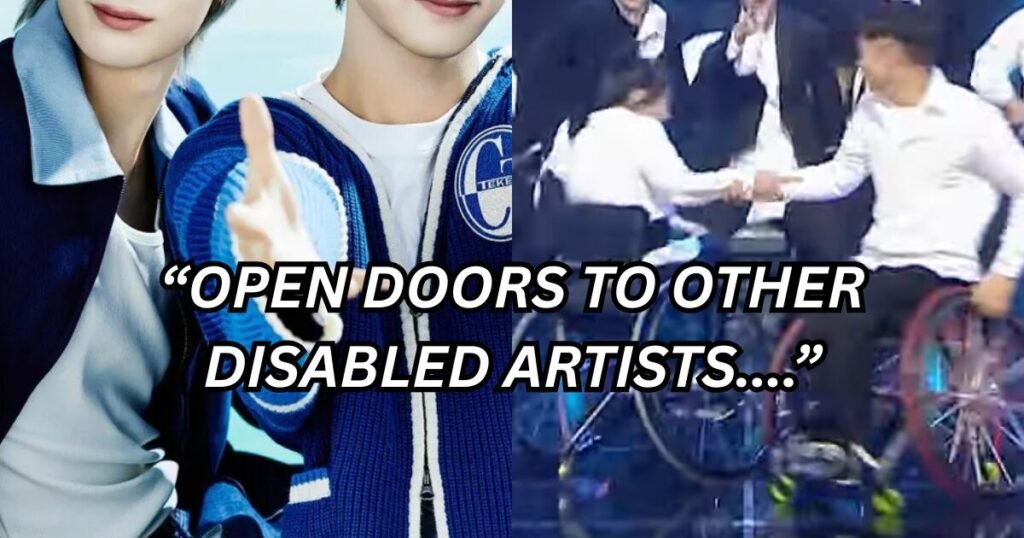 5th-Gen Boy Group Brings Wheelchair Dancers On Live Music Show 5th-Gen Boy Group Brings Wheelchair Dancers On Live Music Show
