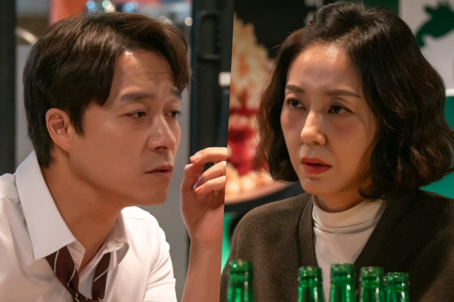 Choi Dae Chul And Jo Mi Ryung Cope With The Pain Of Their Cheating Spouses In "Recipe For Love"