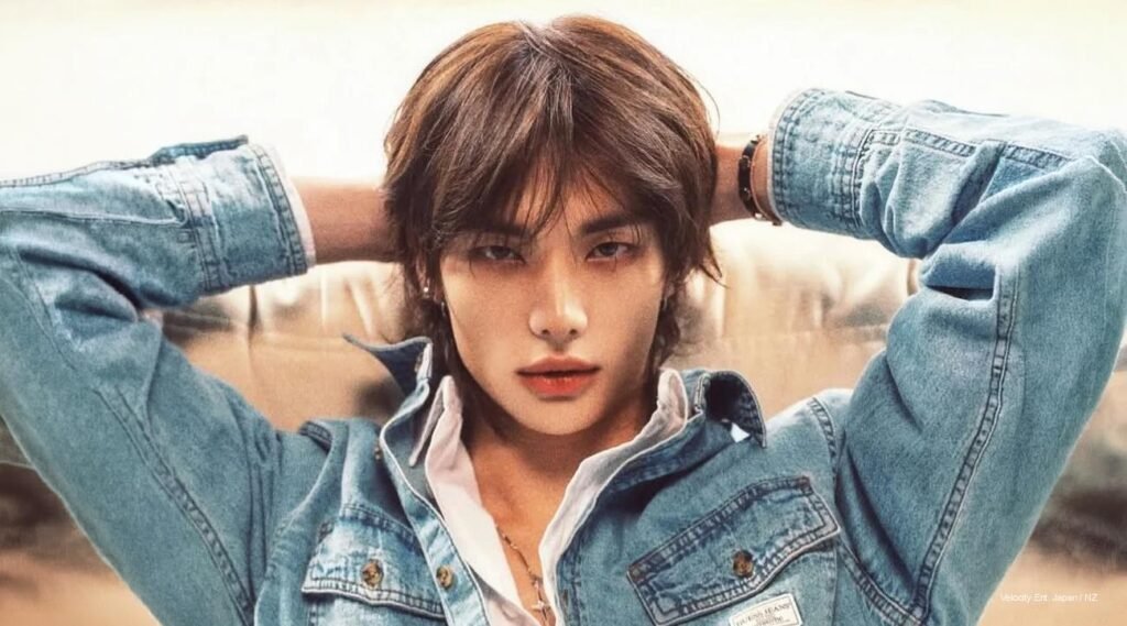 Hyunjin Stray Kids GUESS JEANS Global Ambassador Campaign