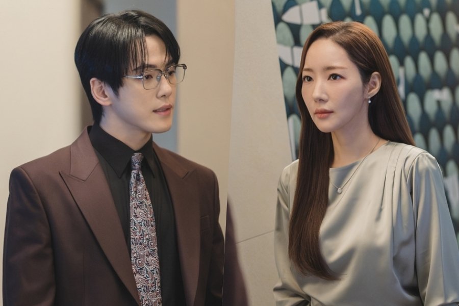 Park Min Young Grows Guarded As Kim Jung Hyun Fixates On Her In “Siren’s Kiss” Park Min Young Grows Guarded As Kim Jung Hyun Fixates On Her In “Siren’s Kiss”