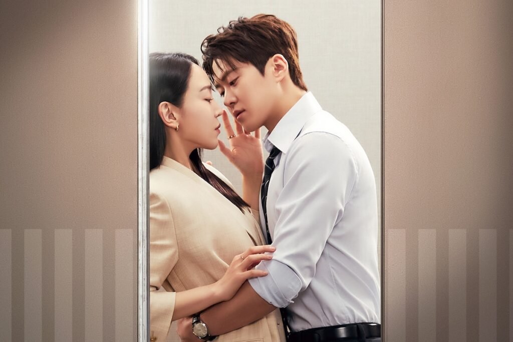 Shin Hae Sun And Gong Myoung Get Dangerously Intimate At Work In New Drama “Filing For Love” Poster Shin Hae Sun And Gong Myoung Get Dangerously Intimate At Work In New Drama "Filing For Love" Poster
