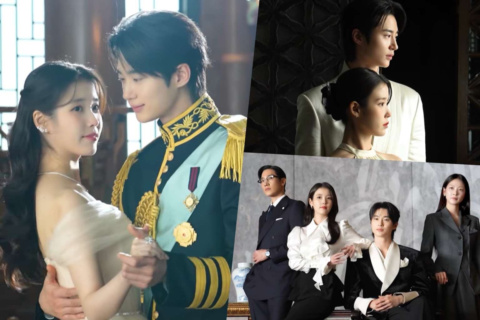 Watch: IU, Byeon Woo Seok, Noh Sang Hyun, And Gong Seung Yeon Captivate As They Pose For "Perfect Crown" Posters