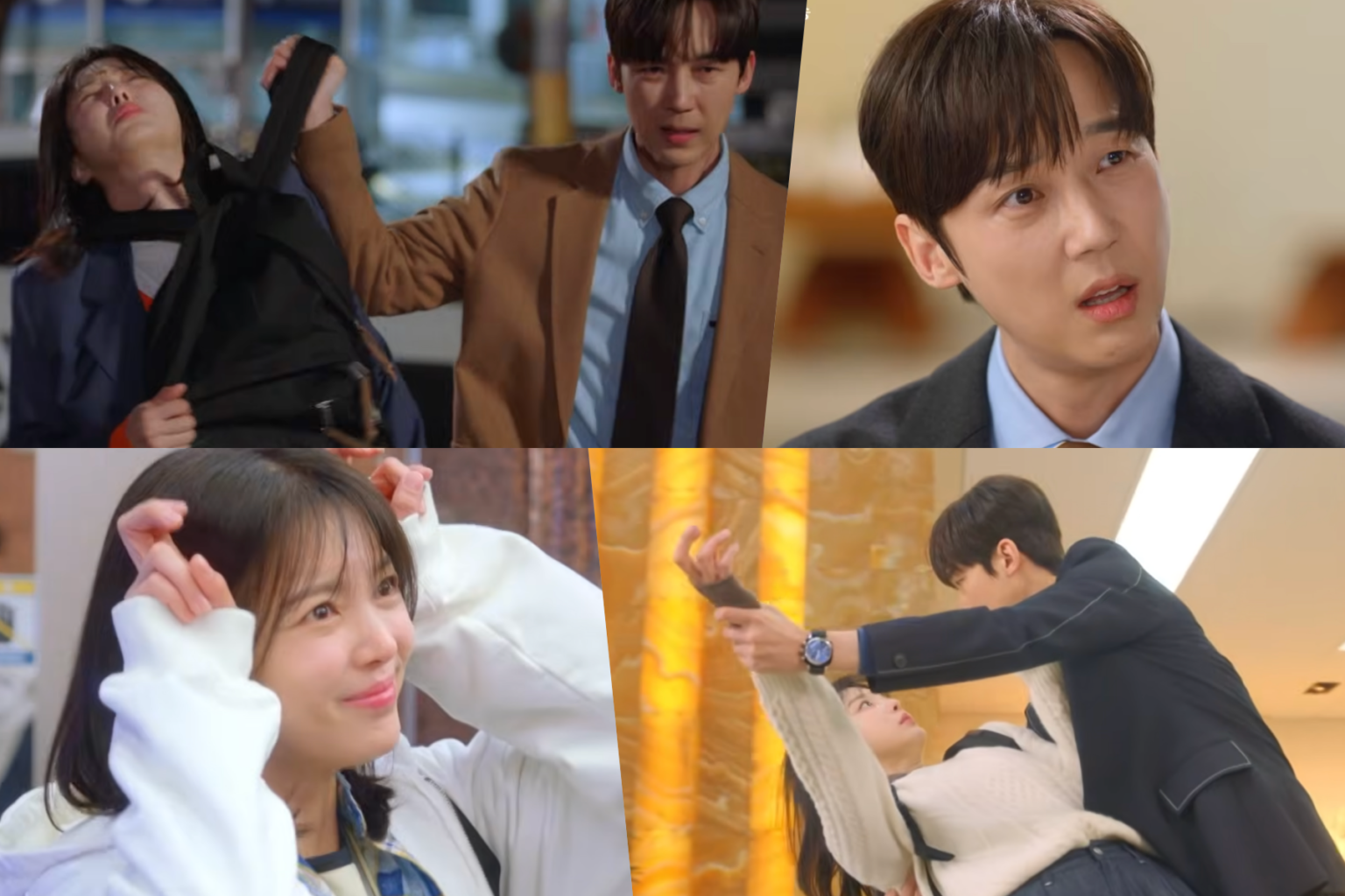 Watch: Yoon Jong Hun Gets Entangled With Uhm Hyun Kyung Again Despite His Determination Not To In “Our Happy Days”