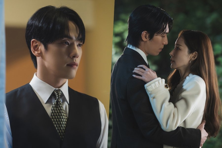 Wi Ha Joon Pulls Park Min Young Close As Kim Jung Hyun Watches In “Siren’s Kiss” Wi Ha Joon Pulls Park Min Young Close As Kim Jung Hyun Watches In “Siren’s Kiss”