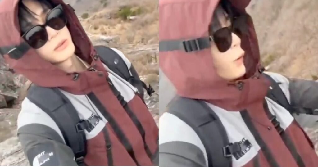 5th Gen Boy Group Member Almost Falls Off Cliff During Livestream 5th Gen Boy Group Member Almost Falls Off Cliff During Livestream