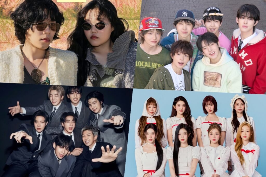 AKMU, KickFlip, BTS, And Hearts2Hearts Top Circle Weekly Charts
