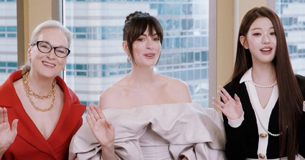 Anne Hathaway And Meryl Streep Sing High Praises Of IVE's Jang Wonyoung