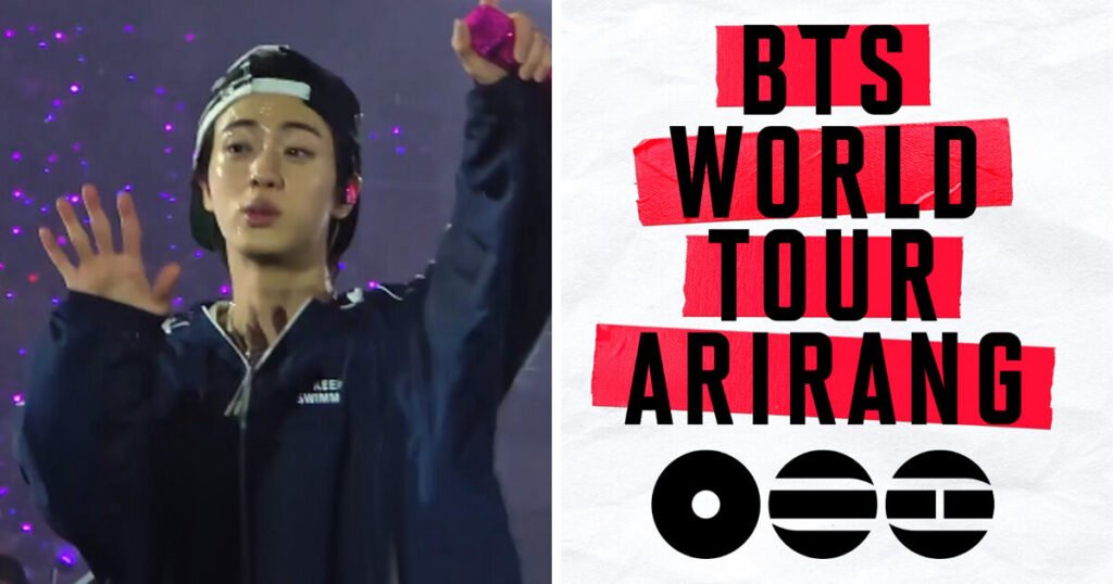 BTS's Jin Seemingly Defies Staff's "Warning" At "ARIRANG" World Tour Concert