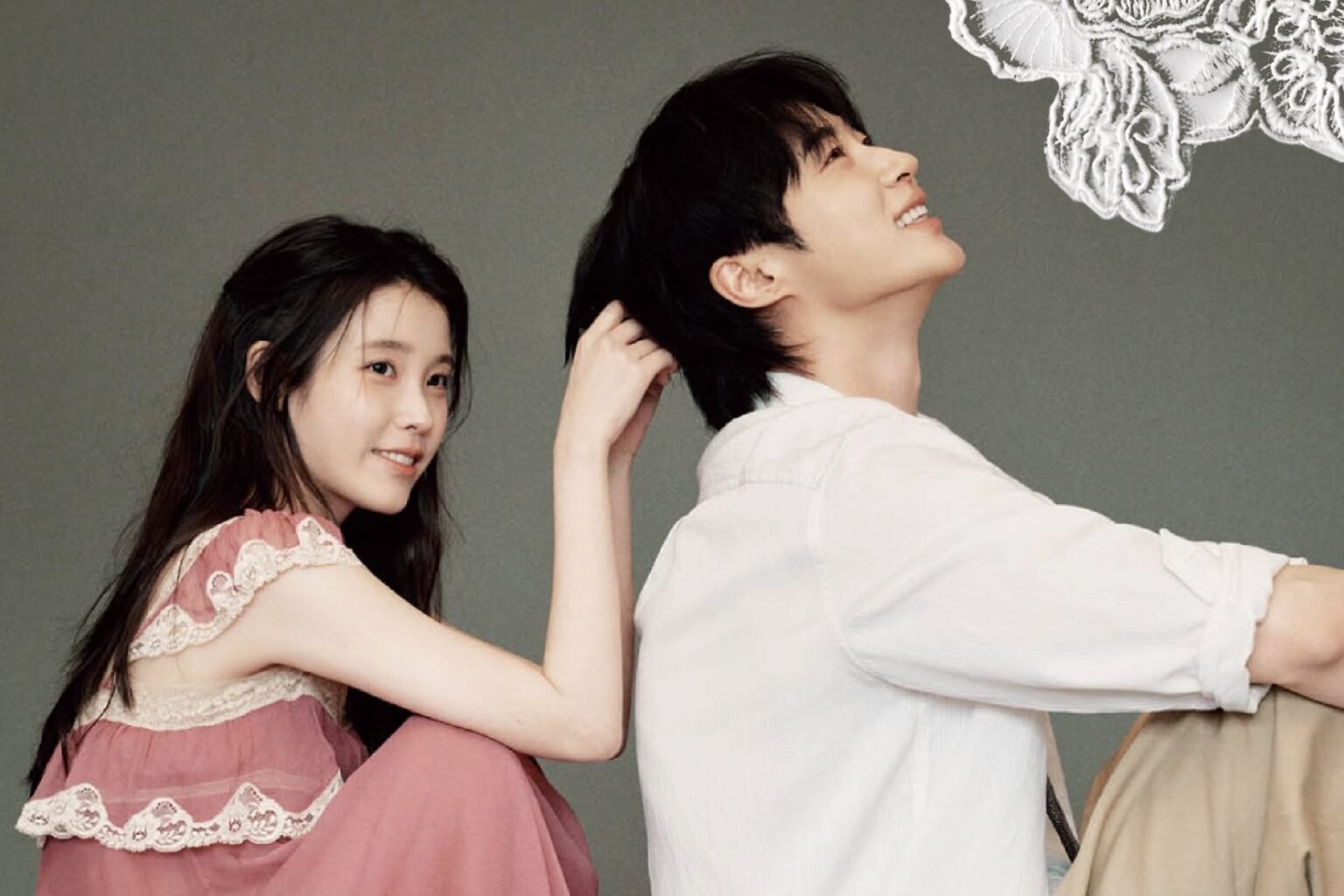 ELLE Korea Previews IU And Byeon Woo Seok's Photo Shoot With Fun April Fools' Post
