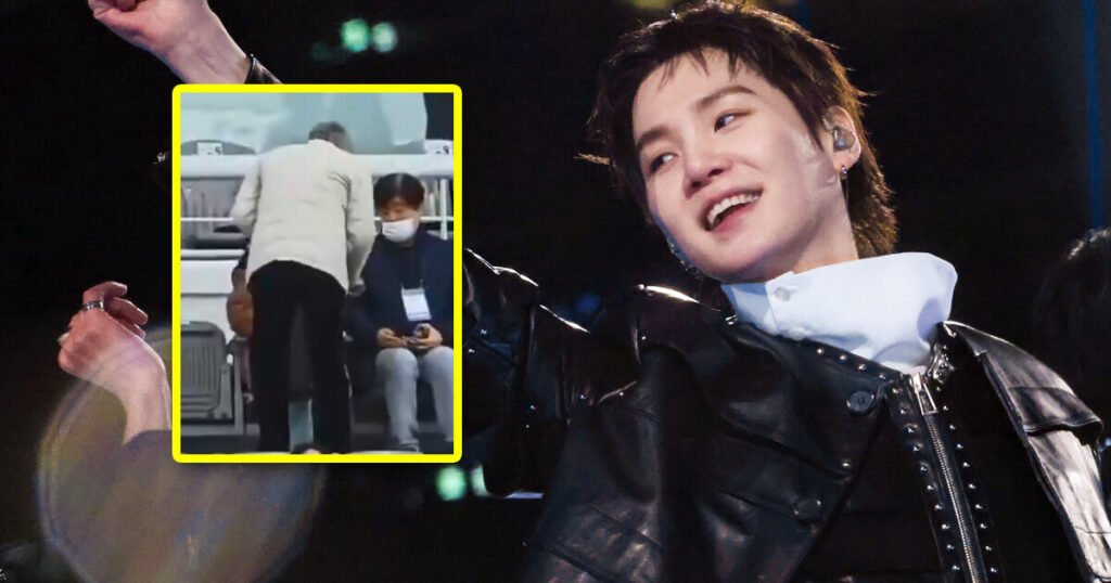 Heartwarming Moment With BTS Suga's Dad Caught On Video At "ARIRANG" Concert