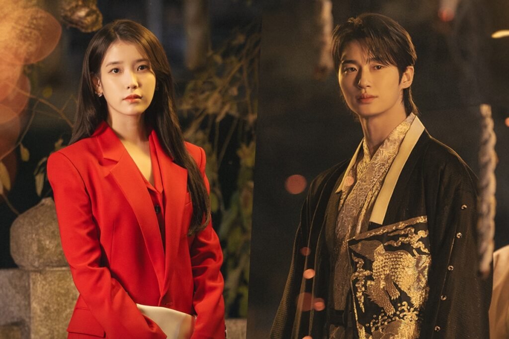 IU And Byeon Woo Seok Become Intensely Aware Of Each Other’s Presence At The King's Birthday Banquet In "Perfect Crown"
