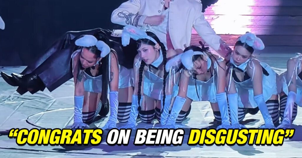 Male Singer’s “Dehumanizing” Performance With Female Dancers Sparks Major Backlash Male Singer's "Dehumanizing" Performance With Female Dancers Sparks Major Backlash