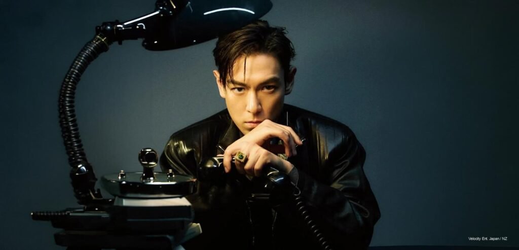 T.O.P. Choi Seung-hyun in cinematic black-and-white portrait for Another Dimension album, TOPSPOT PICTURES 2026