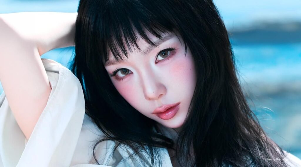 Taeyeon × DAZED Korea x Moncler (2026 Summer Edition) – Kpoppie Taeyeon of Girls’ Generation in a Moncler‑styled editorial for DAZED Korea 2026 Summer Edition, standing in soft light with a tailored jacket and windswept hair.