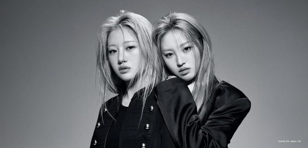 UNCHILD members Heekie, Yeeun, Tina, Ako, Evon and Haeun pose for GQ Korea May 2026 pictorial in editorial fashion styling, K-pop debut girl group High Up Entertainment