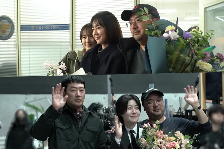 Watch: Ha Jung Woo, Lim Soo Jung, Shim Eun Kyung, And More Bid Farewell On Set Of “Mad Concrete Dreams”