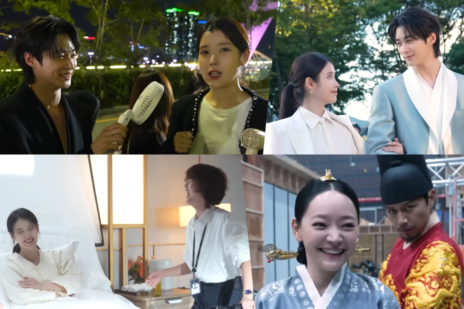 Watch: IU, Byeon Woo Seok, And More Realistically Portray Their Characters On Set Of "Perfect Crown"
