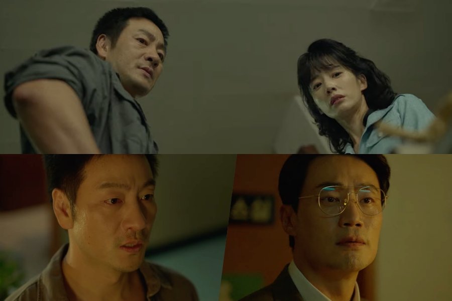 Watch: Park Hae Soo And Kwak Sun Young Reluctantly Join Forces With Lee Hee Joon In Serial Killer Hunt In “The Scarecrow”