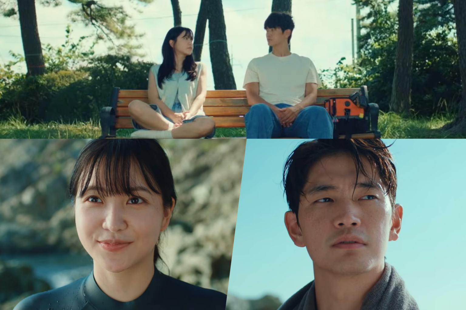 Watch: Red Velvet's Kim Ye Rim (Yeri) And Kang Sang Jun Support Each Other Underwater In "Azure Spring" Teaser