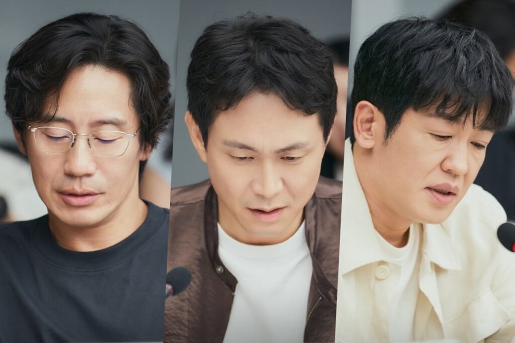Watch: Shin Ha Kyun, Oh Jung Se, Heo Sung Tae, And More Impress At Script Reading For New Action Comedy Drama "Fifties Professionals"