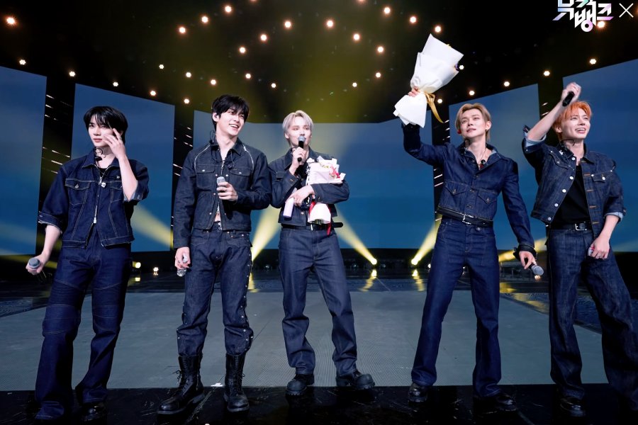 Watch: TXT Takes 3rd Win For "Stick With You" On "Music Bank"; Performances By LE SSERAFIM, UNCHILD, And More