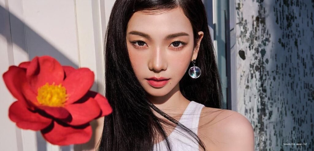 Karina of aespa for Harper's BAZAAR Korea x Chanel Beauty May 2026 Digital Edition — wearing Chanel Beauty in an editorial portrait by Harper's BAZAAR Korea