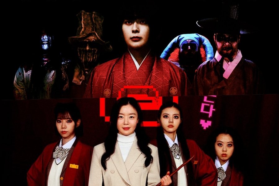 Han Sun Hwa, Yeoreum, And More Stand Fearlessly Beneath Exam Ghosts In "Teaching Practice: Idiot Girls And School Ghost 2"
