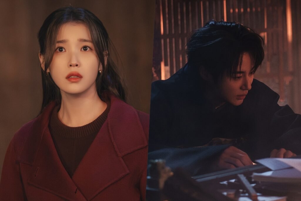 IU Walks Into A Fire To Save Byeon Woo Seok In "Perfect Crown"