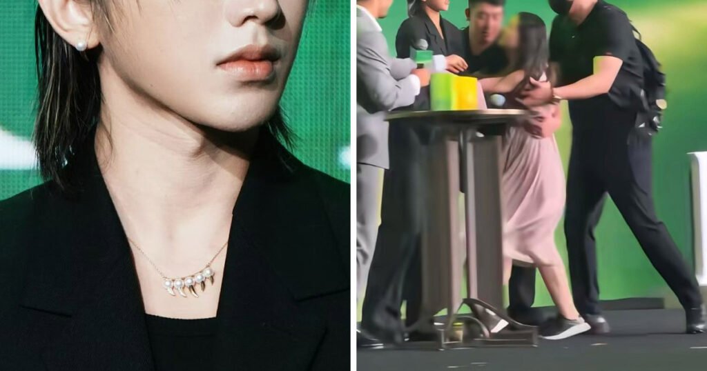 Idol Handles Stage-Crashing Fan After Security Fails To Protect Him Idol Handles Stage-Crashing Fan After Security Fails To Protect Him