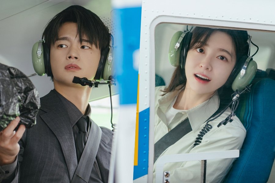 Seo In Guk And Park Ji Hyun Share Awkward Helicopter Ride After Tense First Meeting In "See You At Work Tomorrow!"