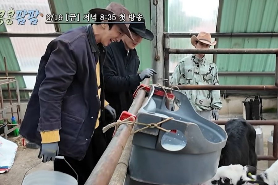 Watch: Lee Kwang Soo, Kim Woo Bin, And Doh Kyung Soo Experience Livestock Farming In “GBRB: Farm Operation – Go Go Farm” Watch: Lee Kwang Soo, Kim Woo Bin, And Doh Kyung Soo Experience Livestock Farming In “GBRB: Farm Operation - Go Go Farm”