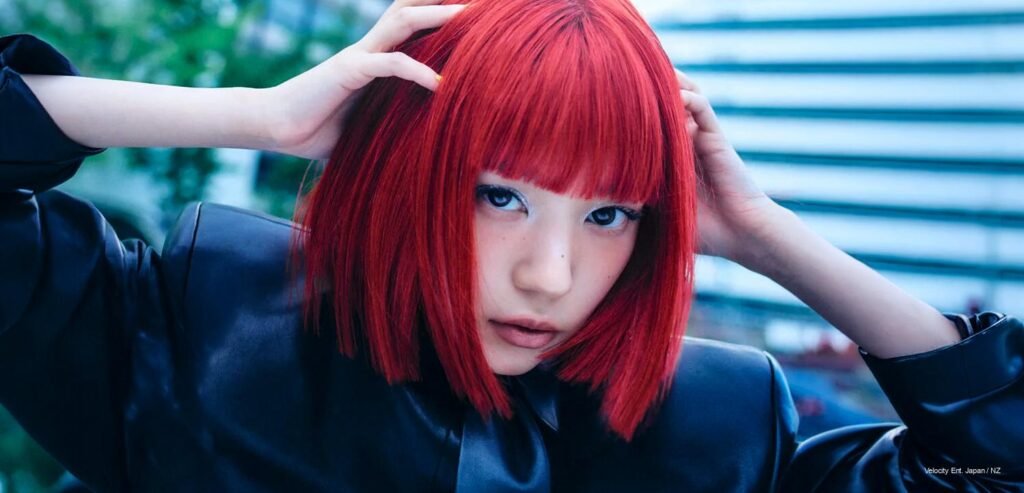 Moka of ILLIT in a July 2026 W Korea pictorial, styled in a modern fashion editorial look.