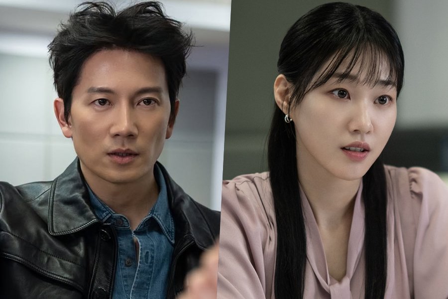 Ji Sung Intervenes As Ha Yun Kyung Confronts An Unruly Customer In New Drama “The Apartment Job” Ji Sung Intervenes As Ha Yun Kyung Confronts An Unruly Customer In New Drama “The Apartment Job”