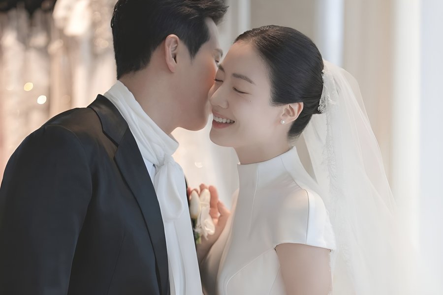 Ryu Hwayoung Shares Beautiful Wedding Pictorial