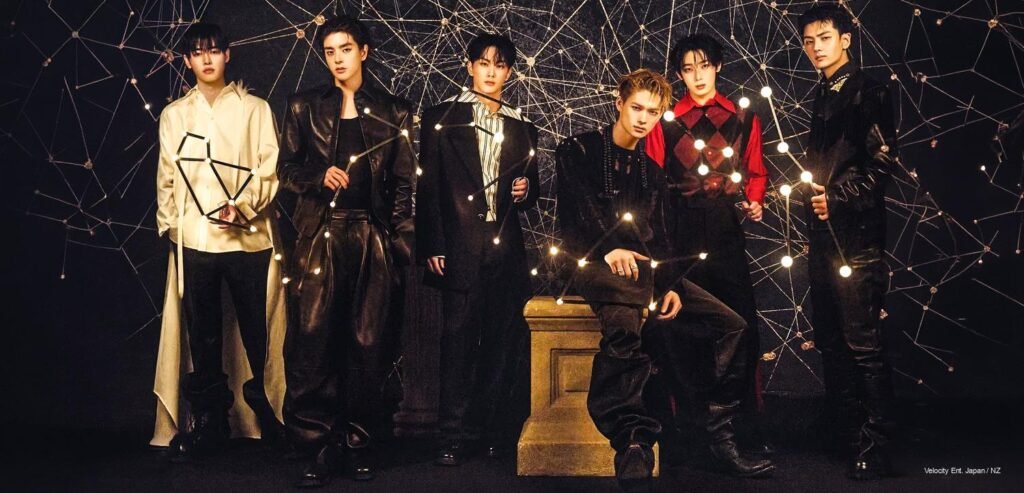 ENHYPEN on the cover of Harper's BAZAAR Korea's inaugural BAZAAR Star edition, 2026 — featured in Kpoppie Magazine's editorial coverage of K-pop and global fashion culture.