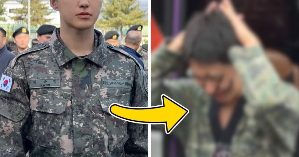 Enlisted Popular Idol Breaks Down In Tears At Military Event, Sparking Massive Concern