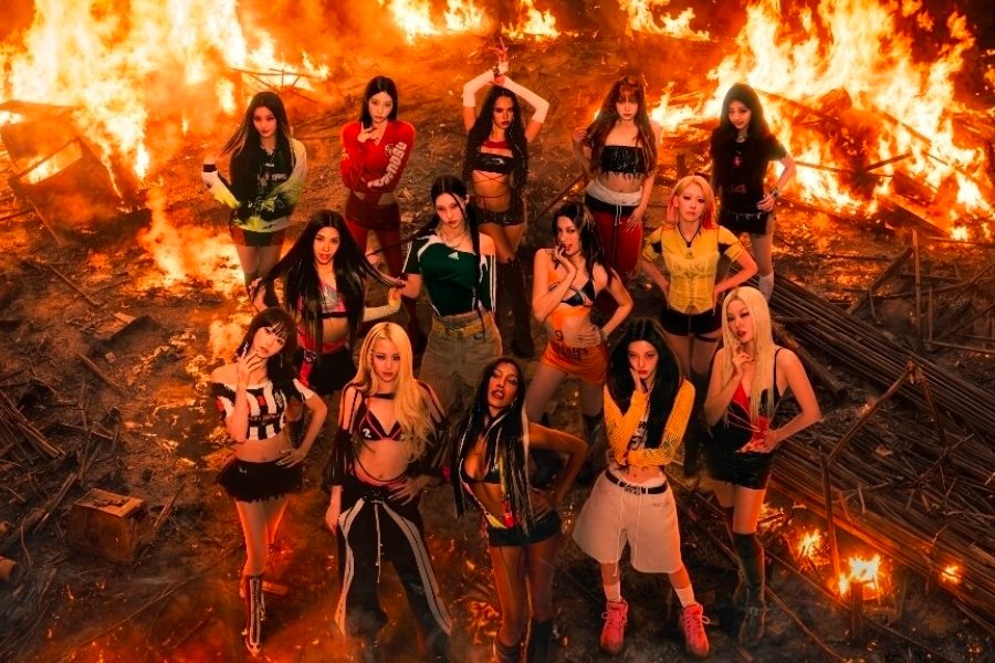 LE SSERAFIM, ILLIT, And KATSEYE's "ICONIC BY MISTAKE" MV Hits 100 Million Views