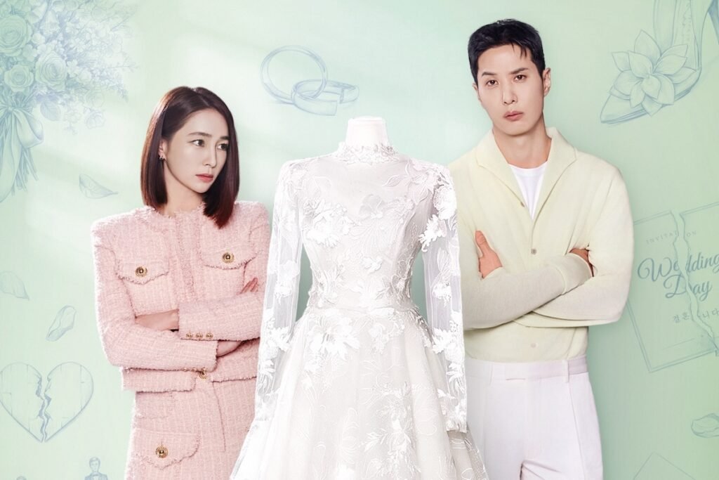 Lee Min Jung And Kim Ji Suk Are Wedding Experts Navigating Their Own Separation In New Drama "OK, Let's Get Divorced" Poster